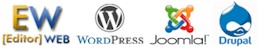 EditorWeb, Wordpress, Joomla, Drupal